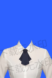 证件照白衬衫