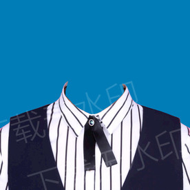 衬衫证件照模板