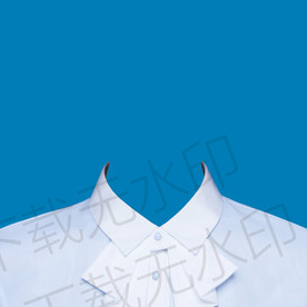 浅蓝色衬衫模板