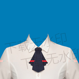 白色证件照衬衫