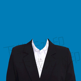 女性半身证件照西装