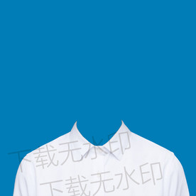 白色证件照模板