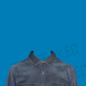 牛仔衣服证件照