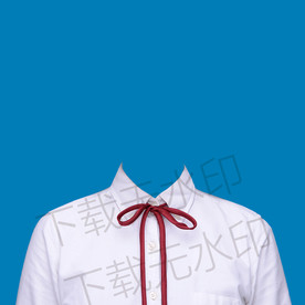 红丝带白衬衫模板