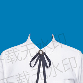 女生白衬衫模板