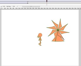 星星散开小人走去风车8秒