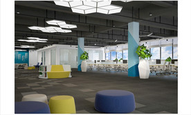 开放办公室效果图