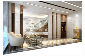 接待前台效果图