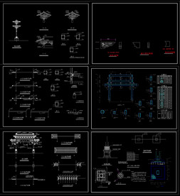 状元牌坊施工图
