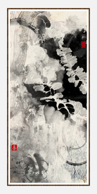 抽象意境水墨画