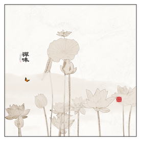 新中式荷花