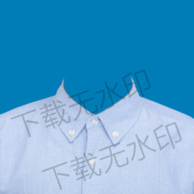 证件照蓝色衬衫