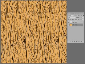 手绘无规则树杈几何条纹无限循环