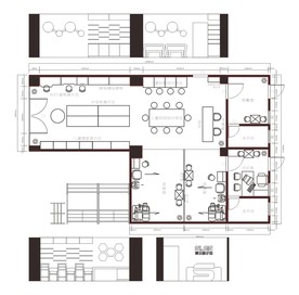 眼镜店平面图施工图