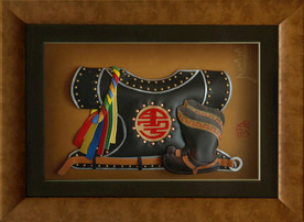 蒙古摔跤手服装