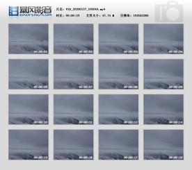 江西九江庐山雪景云海延时