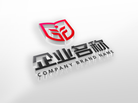 立体logo效果图样机