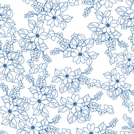 印花面料梨花杏花桃花花卉元素