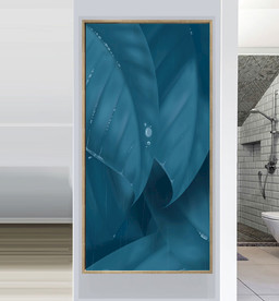 北欧树叶玄关装饰画