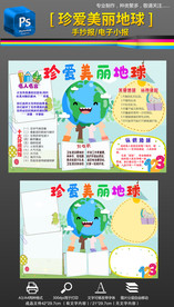 保护世界地球日手抄报小报