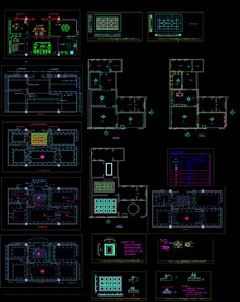 实木造型天花图纸