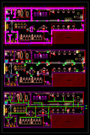 SPA美容美发沙龙CAD图纸
