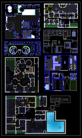 SPA会所CAD图纸集合之二