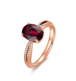 石榴石戒指