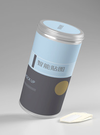 牛皮纸茶叶罐 茶叶罐样机