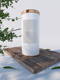 易拉宝罐头盒样机