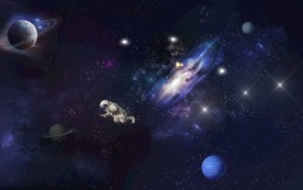 宇宙星球天顶吊顶