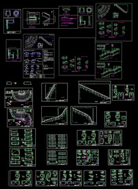 旋转楼梯的画法及楼梯分解图