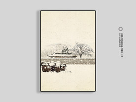 新中式挂画玄关