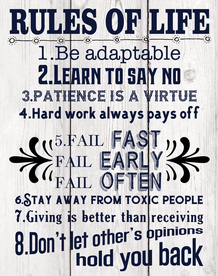 木板木纹英文挂板