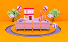 C4D 场景 C4D设计 颁奖