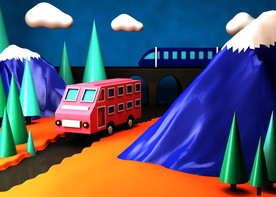 C4D 场景 C4D设计 颁奖