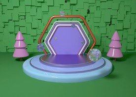 C4D 场景 C4D设计 颁奖