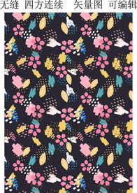 小花 花朵 花儿 碎花 印花