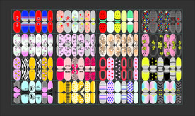 指甲贴  贴钻 春夏款透明