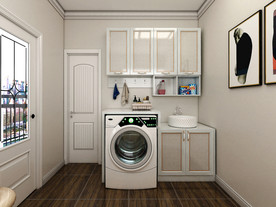 全铝家居 全屋定制 阳台洗衣柜