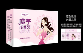 魔芋代餐粥包装设计