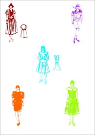 夏季  时尚套装设计