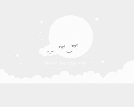 儿童房 月亮 云 星星