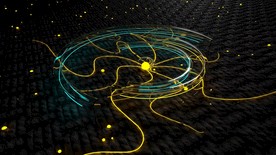 C4D未来科技发光场景透明科幻