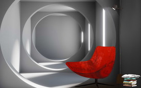 简约大气3D背景墙