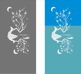 树角鹿 梅花 水鹿望月