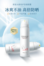 防晒喷雾海报