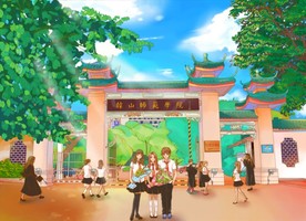 手绘走进潮州韩山师范学院