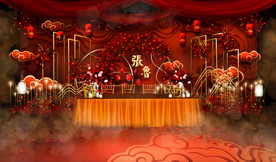 中式婚礼签到区