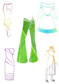 清新气息  服装设计